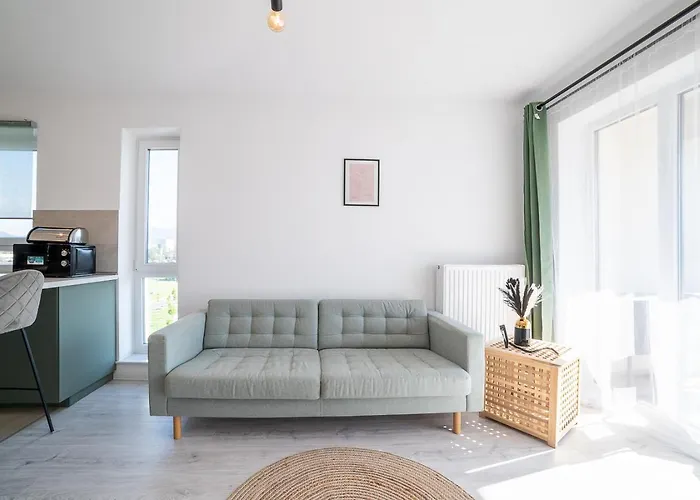 Modern Coresi Studio - Free Private Parking